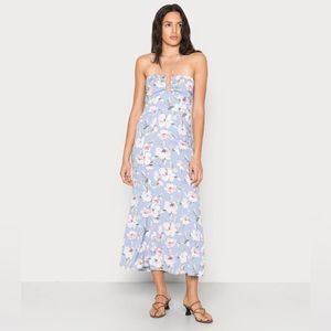 Abercrombie & Fitch Halter Floral Maxi Dress